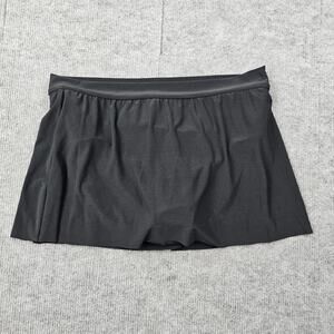 Magicsuit Swim Skirt Womens 12 Black Swim Skort Built In Brief Minimal Smoothing